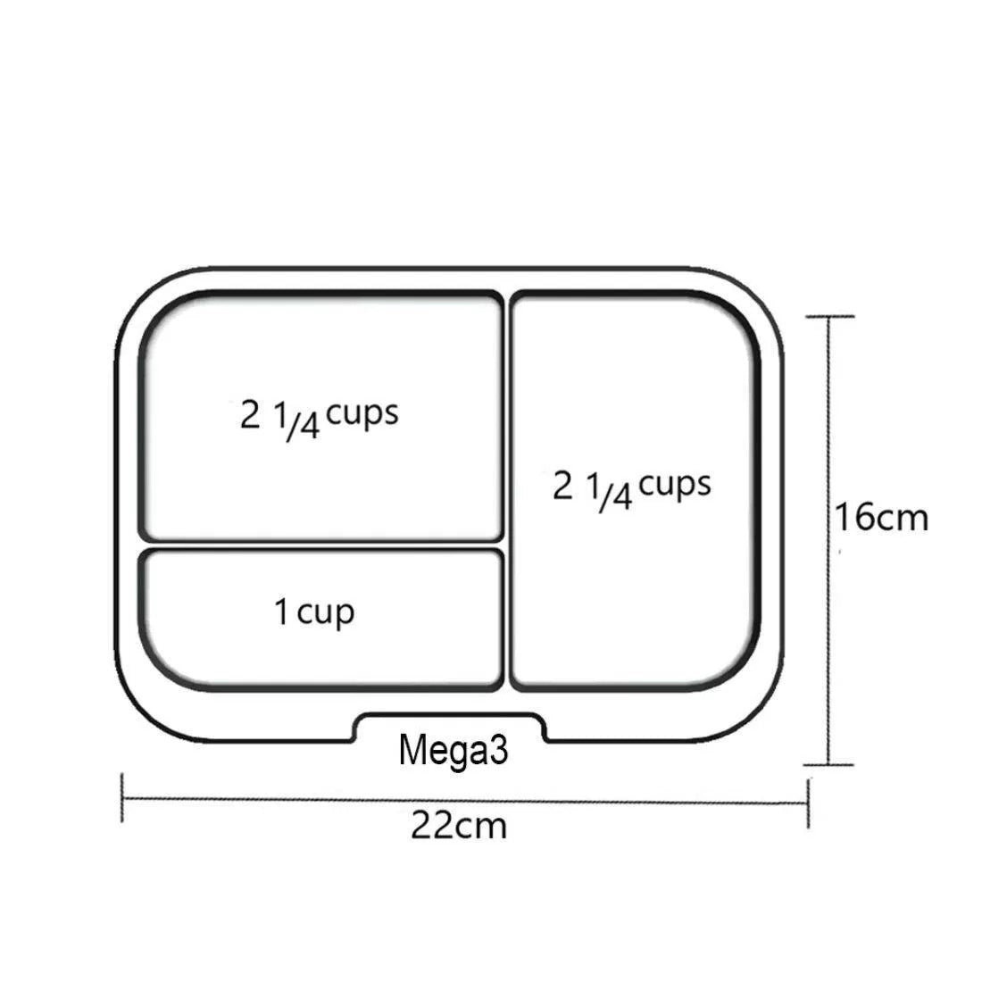 My MunchBox | Mega 3 Compartments