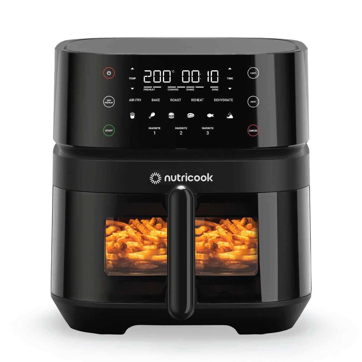 Nutricook - Air Fryer 3 | 1700W | 5.7 Liters | Vision with Clear Window and Internal Light Nutricook - Air Fryer 3 | 1700W | 5.7 Liters | Vision with Clear Window and Internal Light