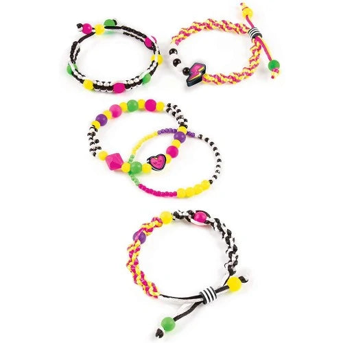 Make it Real - Neon Black & White Bracelets - BambiniJO | Buy Online | Jordan