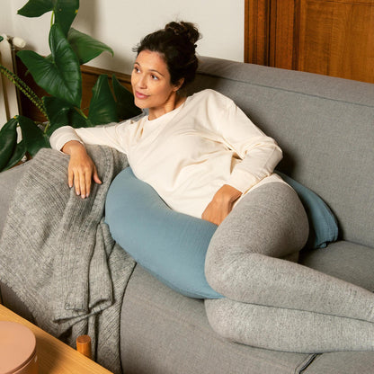 doomoo - Comfy Big Blue | Large Multi-use Organic Pillow - BambiniJO | Buy Online | Jordan