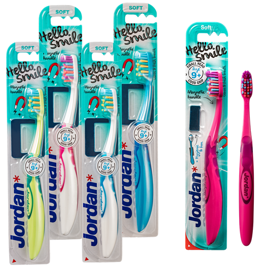 Jordan Kids Toothbrush Hello Smile 9 Years + - BambiniJO | Buy Online | Jordan