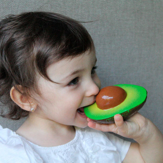 OLI & CAROL - Arnold the Avocado - Teether & Bath Toy OLI & CAROL - Arnold the Avocado - Teether & Bath Toy