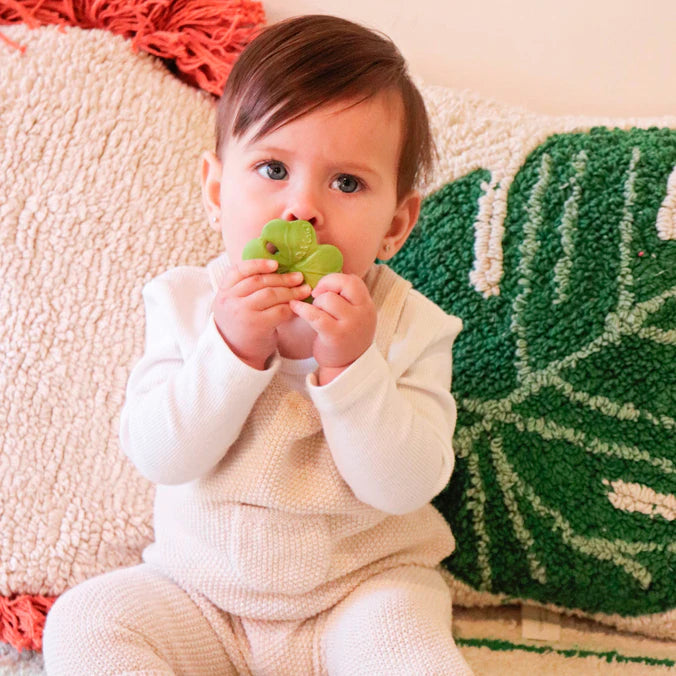 OLI & CAROL - Chewy-To-Go Eli the Clover Teether OLI & CAROL - Chewy-To-Go Eli the Clover Teether