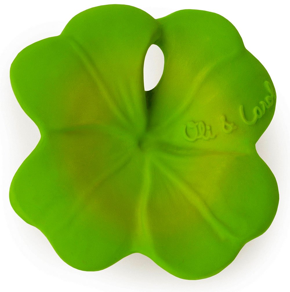 OLI & CAROL - Chewy-To-Go Eli the Clover Teether OLI & CAROL - Chewy-To-Go Eli the Clover Teether