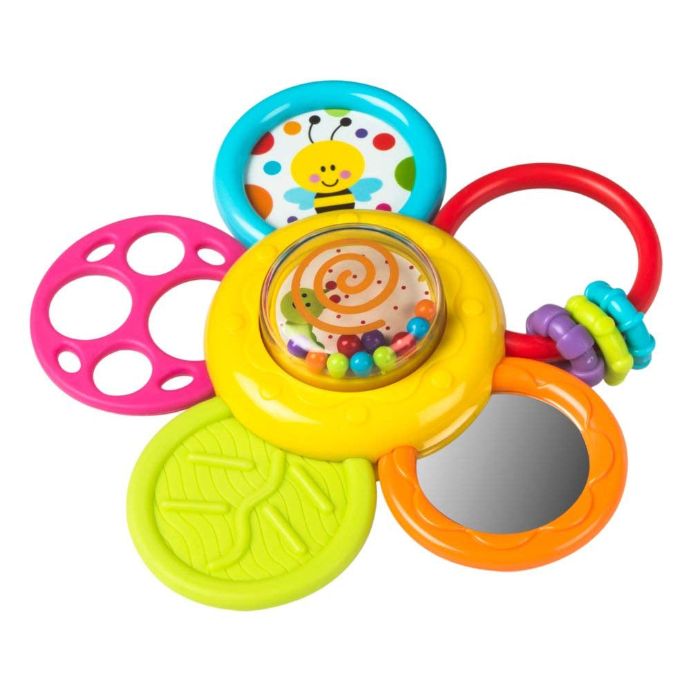 Daisy Spin Rattle ‘n Teether - BambiniJO | Buy Online | Jordan