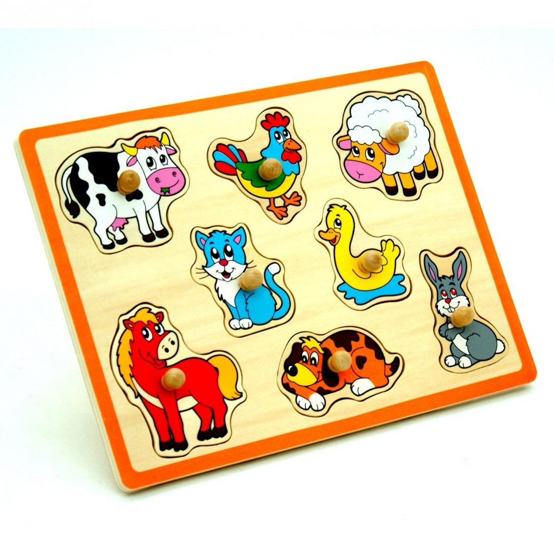 FLAT PUZZLE - FARM ANIMALS FLAT PUZZLE - FARM ANIMALS