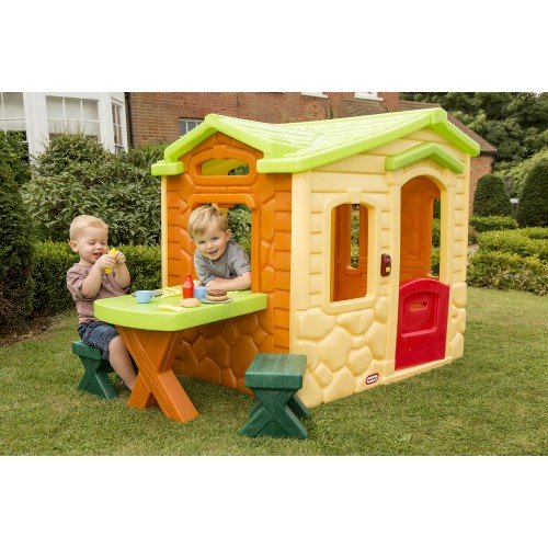 Little Tikes Picnic on the Patio Playhouse Natural Color — BambiniJO Jordan