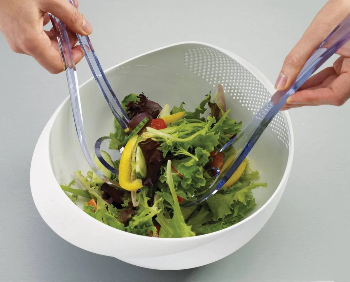 Joseph Joseph - Small Prep&Serve™ Bowl with Integrated Colander | Green Joseph Joseph - Small Prep&Serve™ Bowl with Integrated Colander | Green