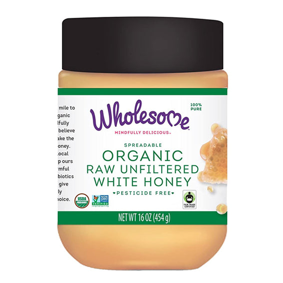 Organic Raw Unfiltered White Honey 454g - BambiniJO | Buy Online | Jordan