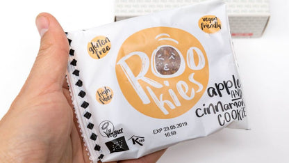 Organic Gluten Free Rookies Apple & Cinnamon Cookie 40g