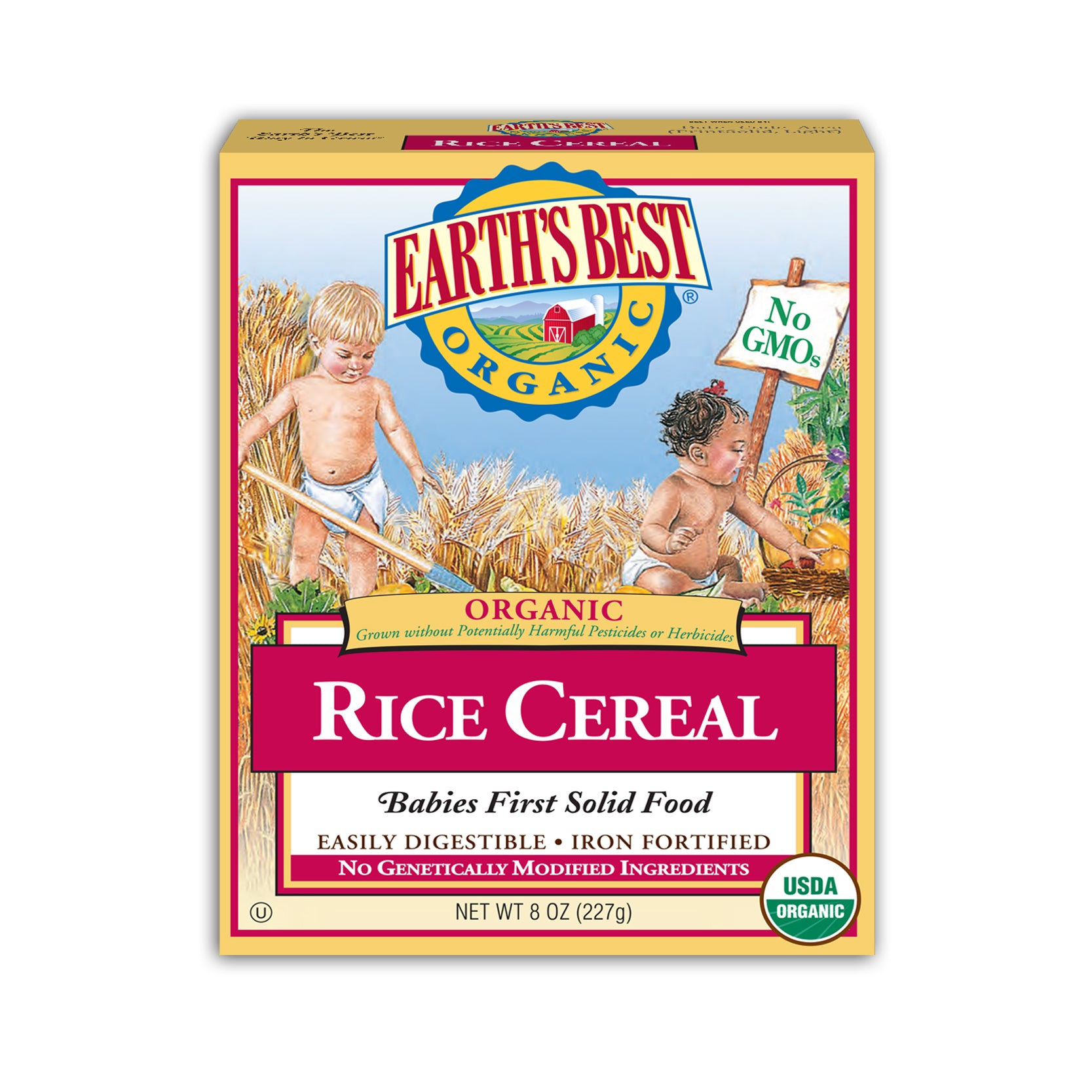 ORGANIC RICE CEREAL 4m+ (227G) - BambiniJO | Buy Online | Jordan