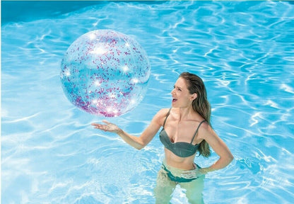 Intex - Transparent Glitter Beach Balls | 71cm - BambiniJO | Buy Online | Jordan