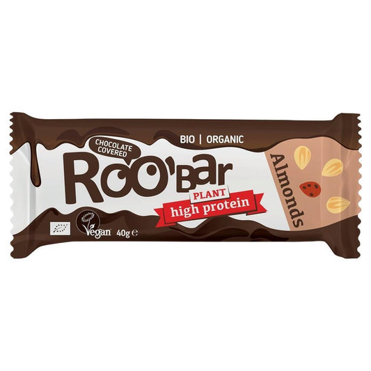 Organic Gluten Free Roo Bar Almond Protein Bar 40g