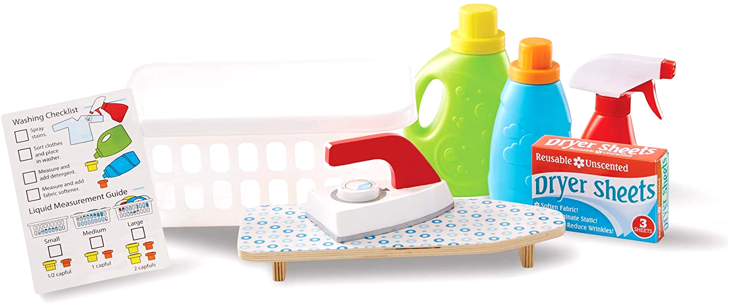 Melissa Doug LAUNDRY BASKET PLAY SET BambiniJO