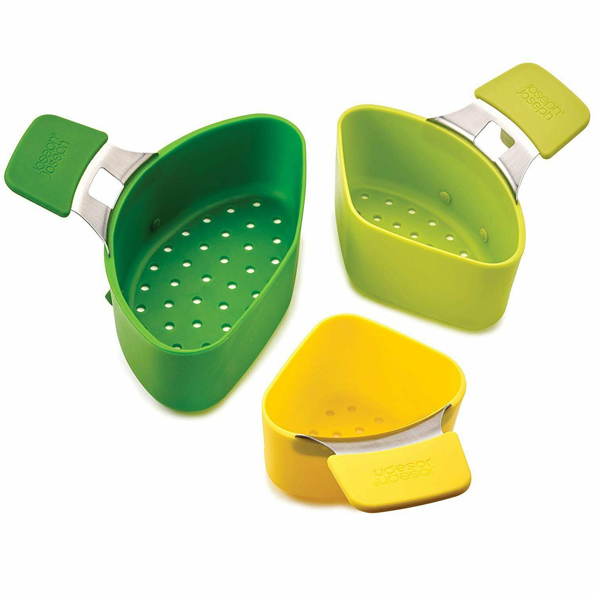 Joseph Joseph - Nest™ Steam 3-piece Steaming Pod Set Joseph Joseph - Nest™ Steam 3-piece Steaming Pod Set