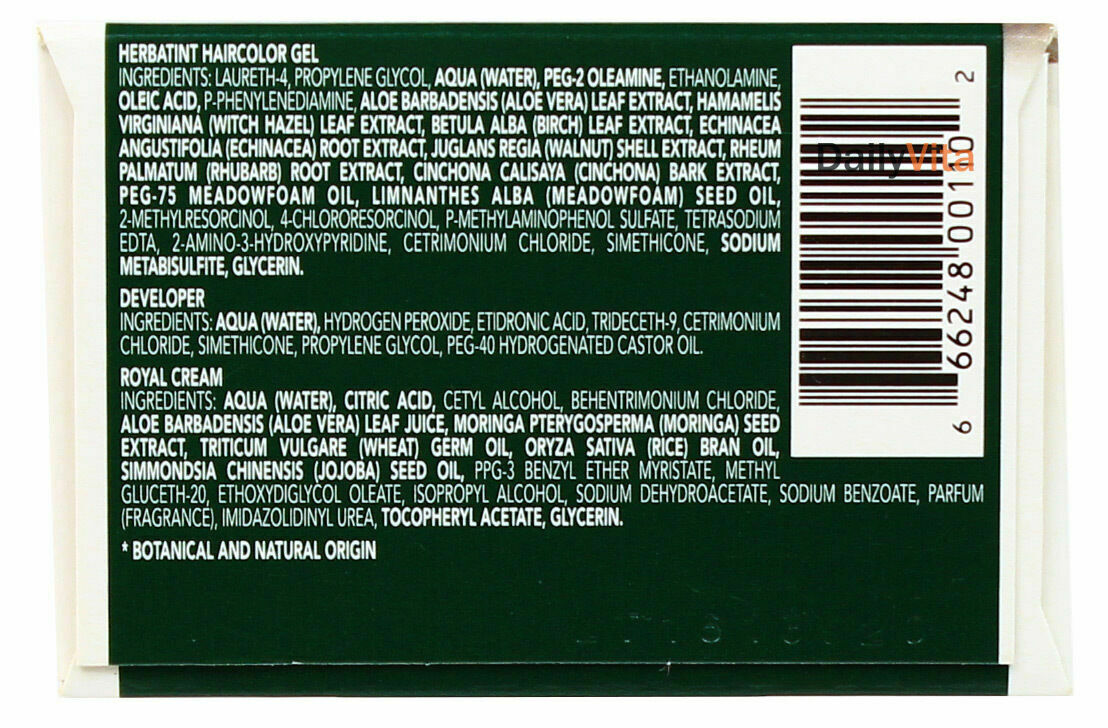 Pregnancy Safe AMONIA FREE "Hair Color" - 4D Golden Chestunt 150ml - BambiniJO