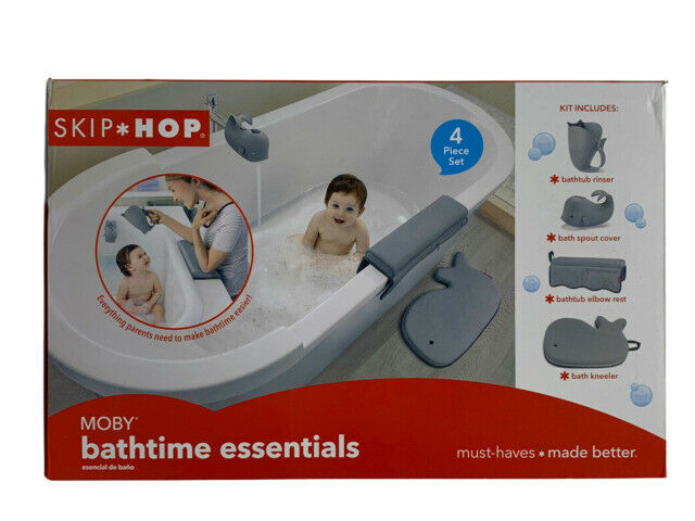Skip Hop - Moby Bathtime Essentials Kit - Grey Skip Hop - Moby Bathtime Essentials Kit - Grey