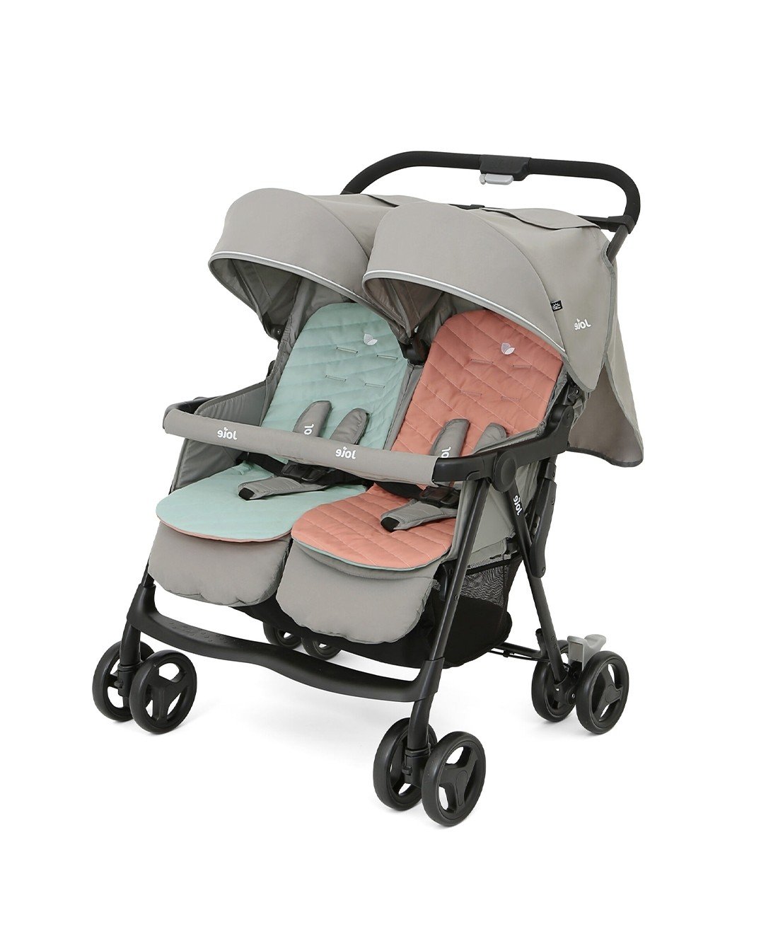 Joie - Aire Twin Stroller, Nectar & Mineral Joie - Aire Twin Stroller, Nectar & Mineral