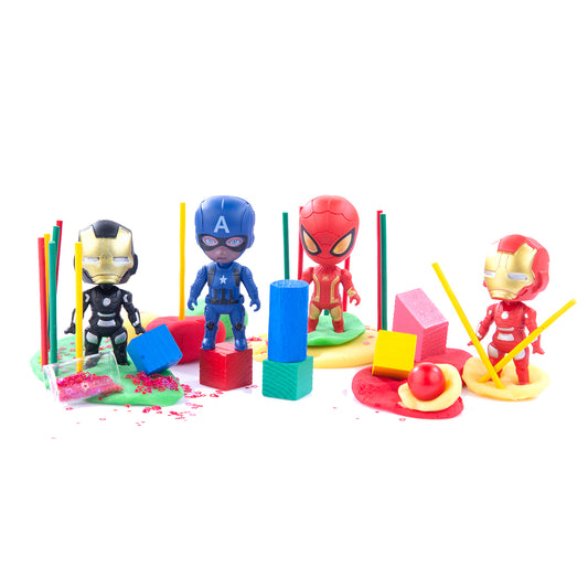 Yippee - Super Heroes Play dough Kit