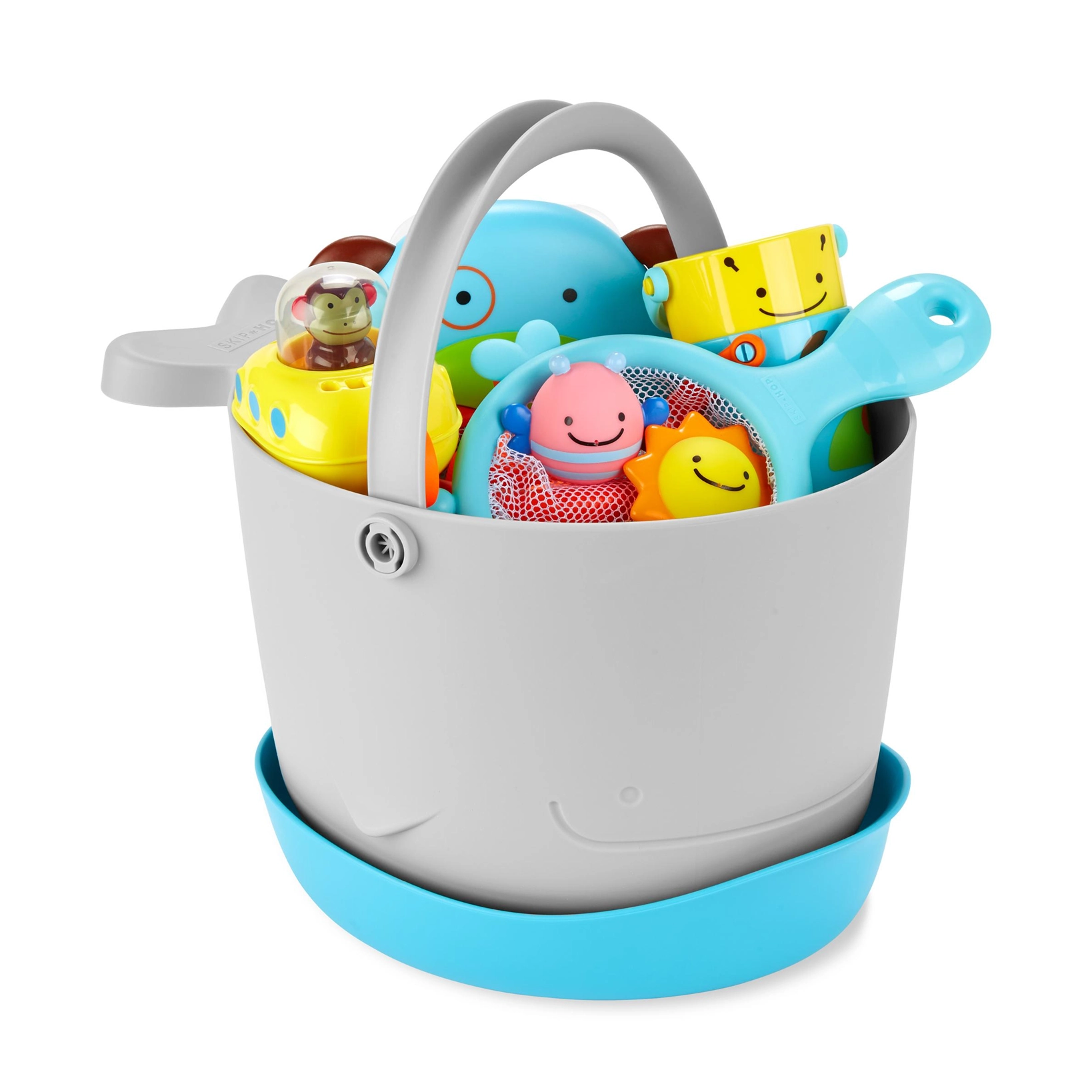 Skip Hop - Moby Fun-Filled Bath Toy Bucket Gift Set Skip Hop - Moby Fun-Filled Bath Toy Bucket Gift Set