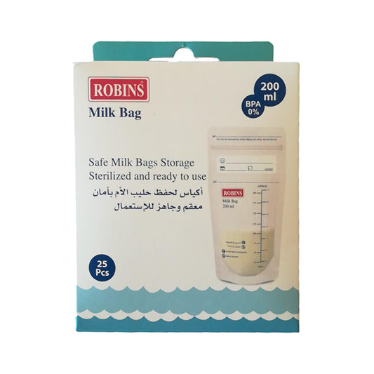 Robins - Milk Storage Bags 200ml (25) - BambiniJO | Buy Online | Jordan