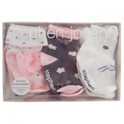 Stephen Joseph | Baby Socks Bunny Gift Box | 0-12 Months - BambiniJO | Buy Online | Jordan