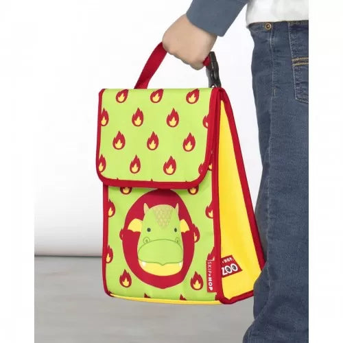 Skip Hop - Zoo Insulated Kids Lunch Bag - Dragon Skip Hop - Zoo Insulated Kids Lunch Bag - Dragon