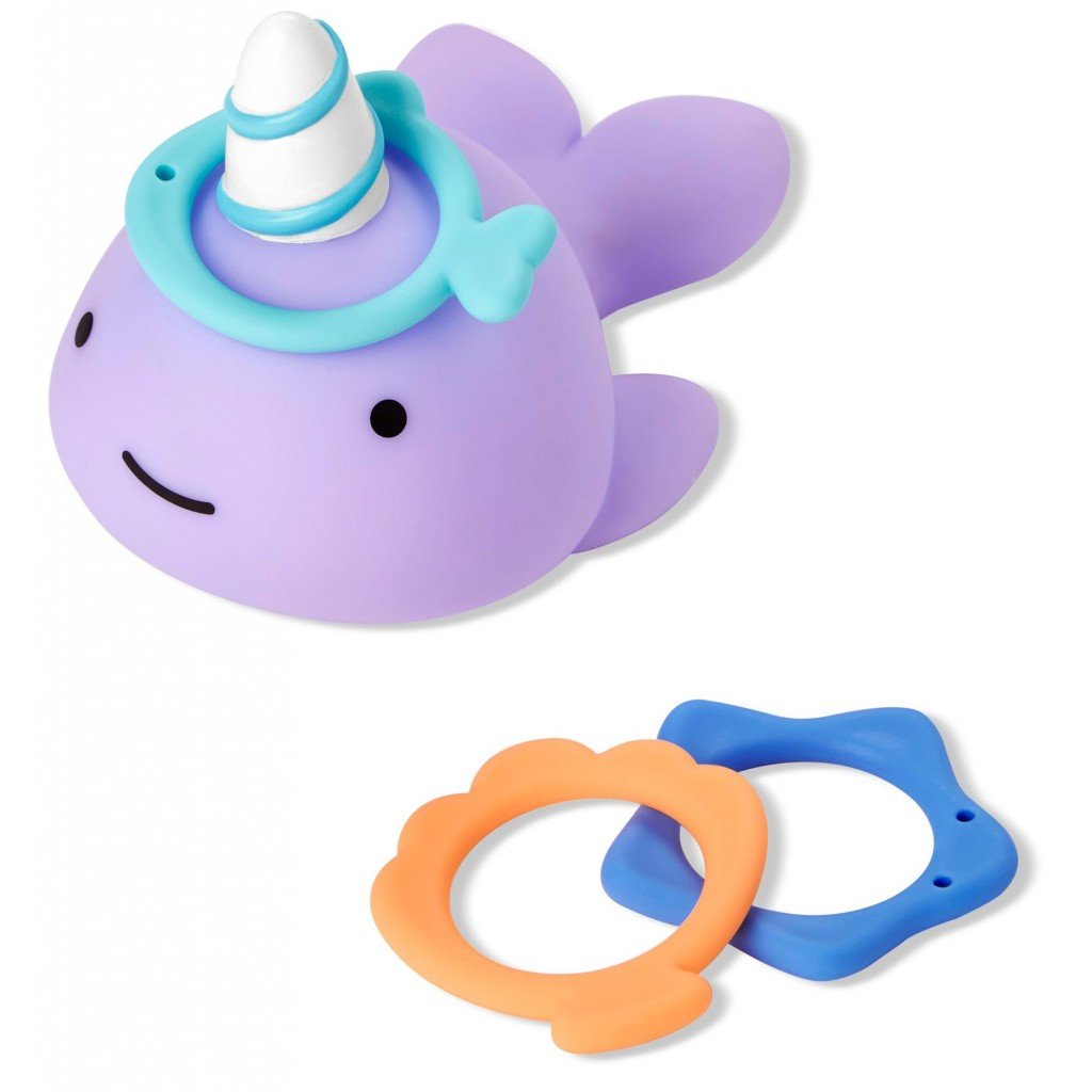 Skip Hop Zoo Narwhal Ring Toss Skip Hop Zoo Narwhal Ring Toss