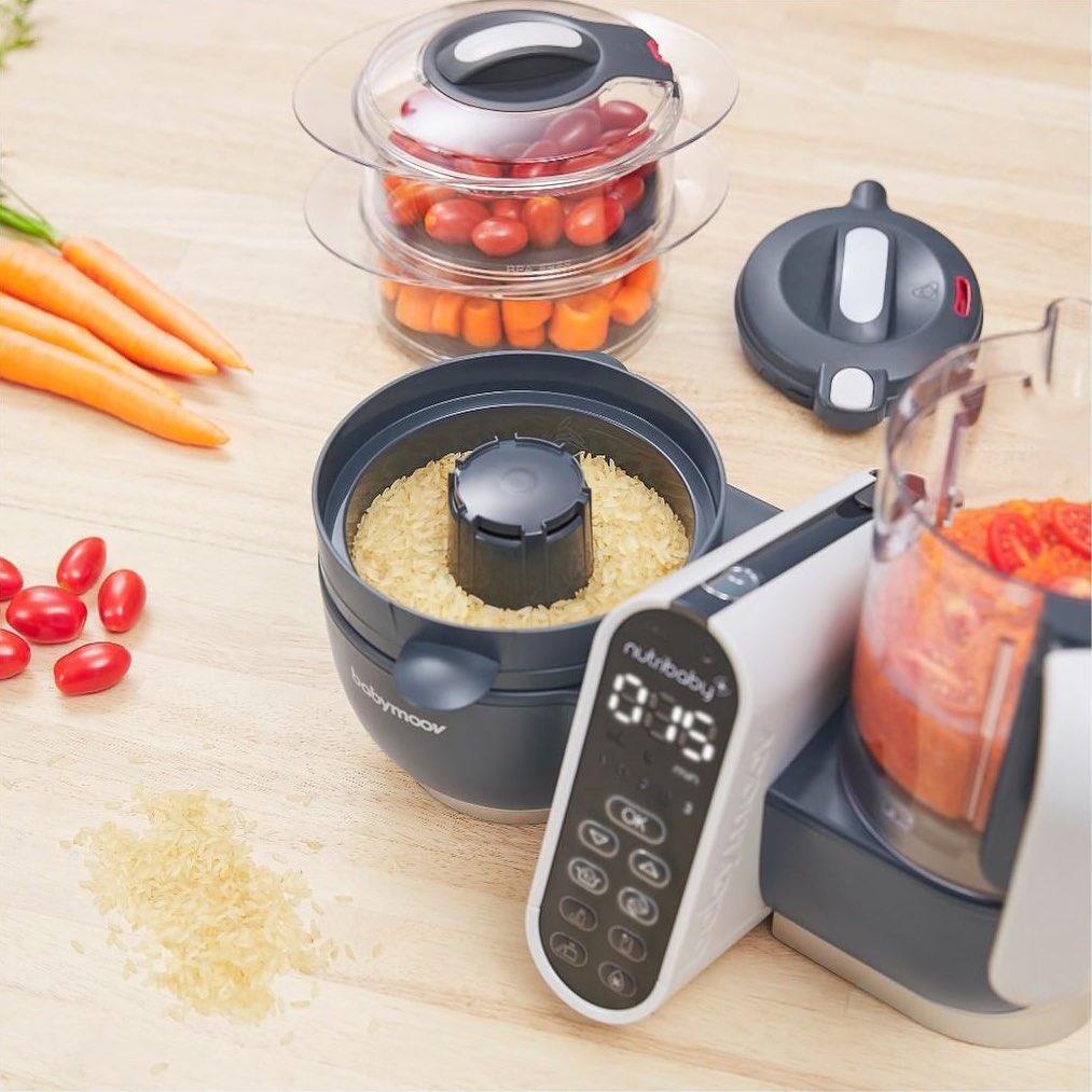 Babymoov - Nutribaby 5-in-1 Industrial Cooker Grey