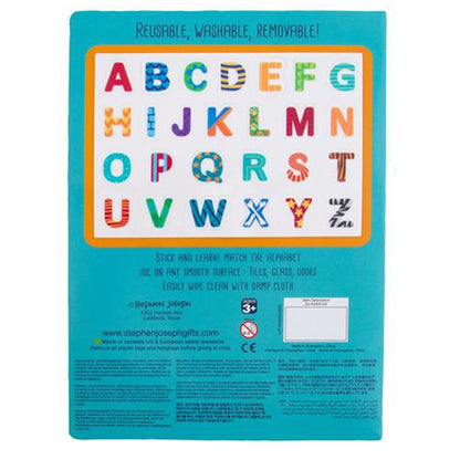 Stephen Joseph | Reusable Alphabet Cling Boards | Blue - BambiniJO | Buy Online | Jordan