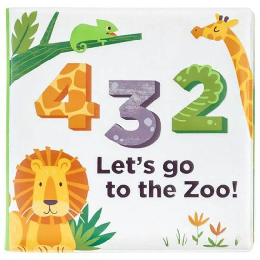 Stephen Joseph | Color Changing Bath Book | Let's Go To The Zoo