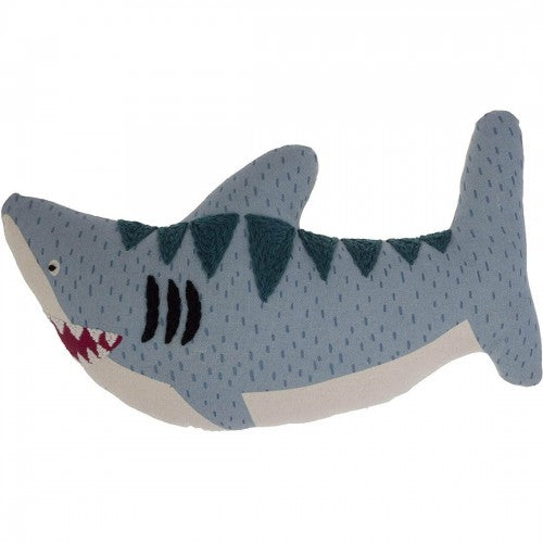 Stephen Joseph | Embroidered Pillow | Shark - BambiniJO | Buy Online | Jordan
