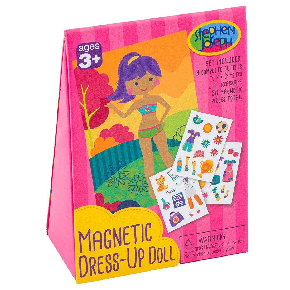 Stephen Joseph | Magnetic Dress-Up Doll | Girl | 3-6Y Stephen Joseph | Magnetic Dress-Up Doll | Girl | 3-6Y