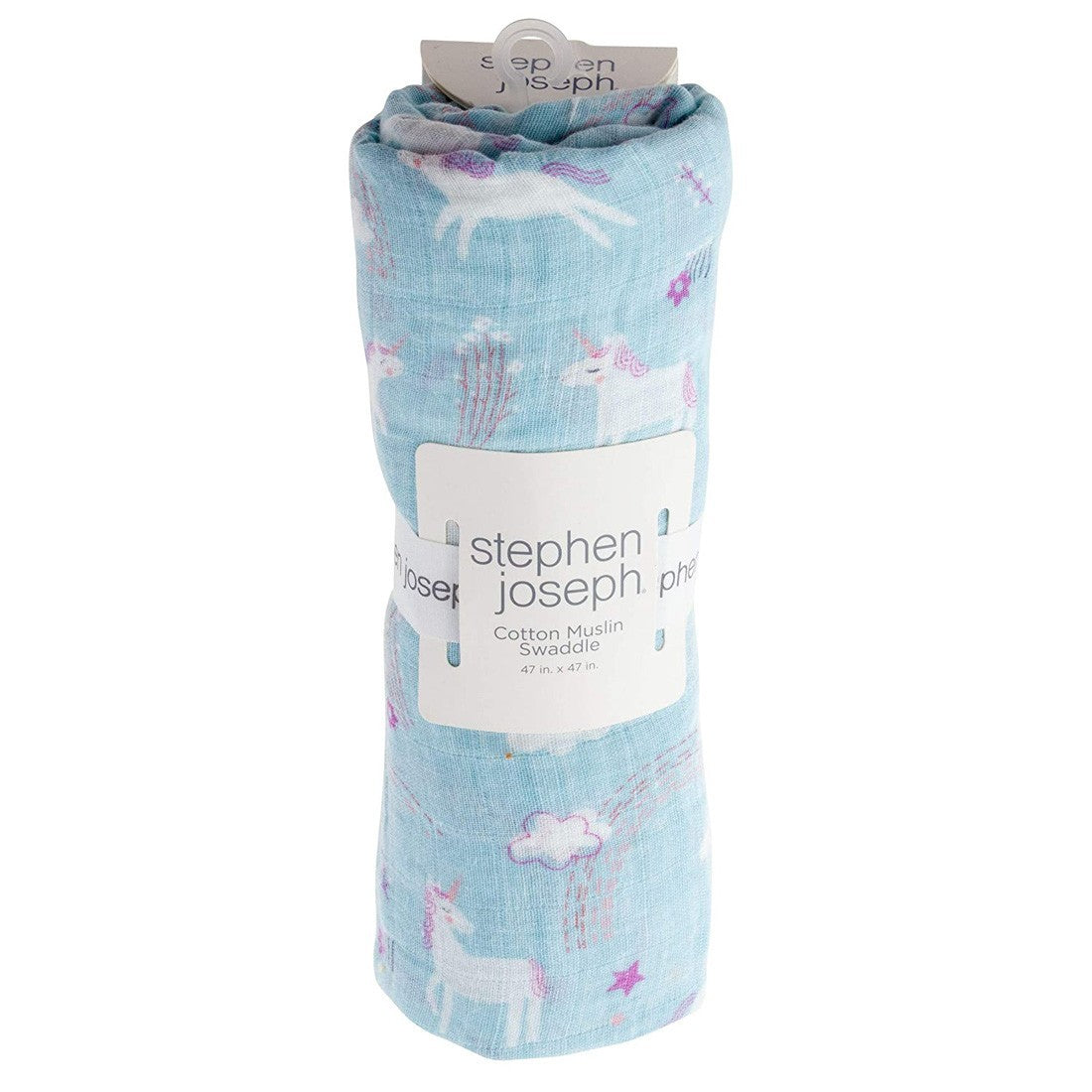 Stephen Joseph - Muslin Swaddle Blanket - Unicorn Stephen Joseph - Muslin Swaddle Blanket - Unicorn