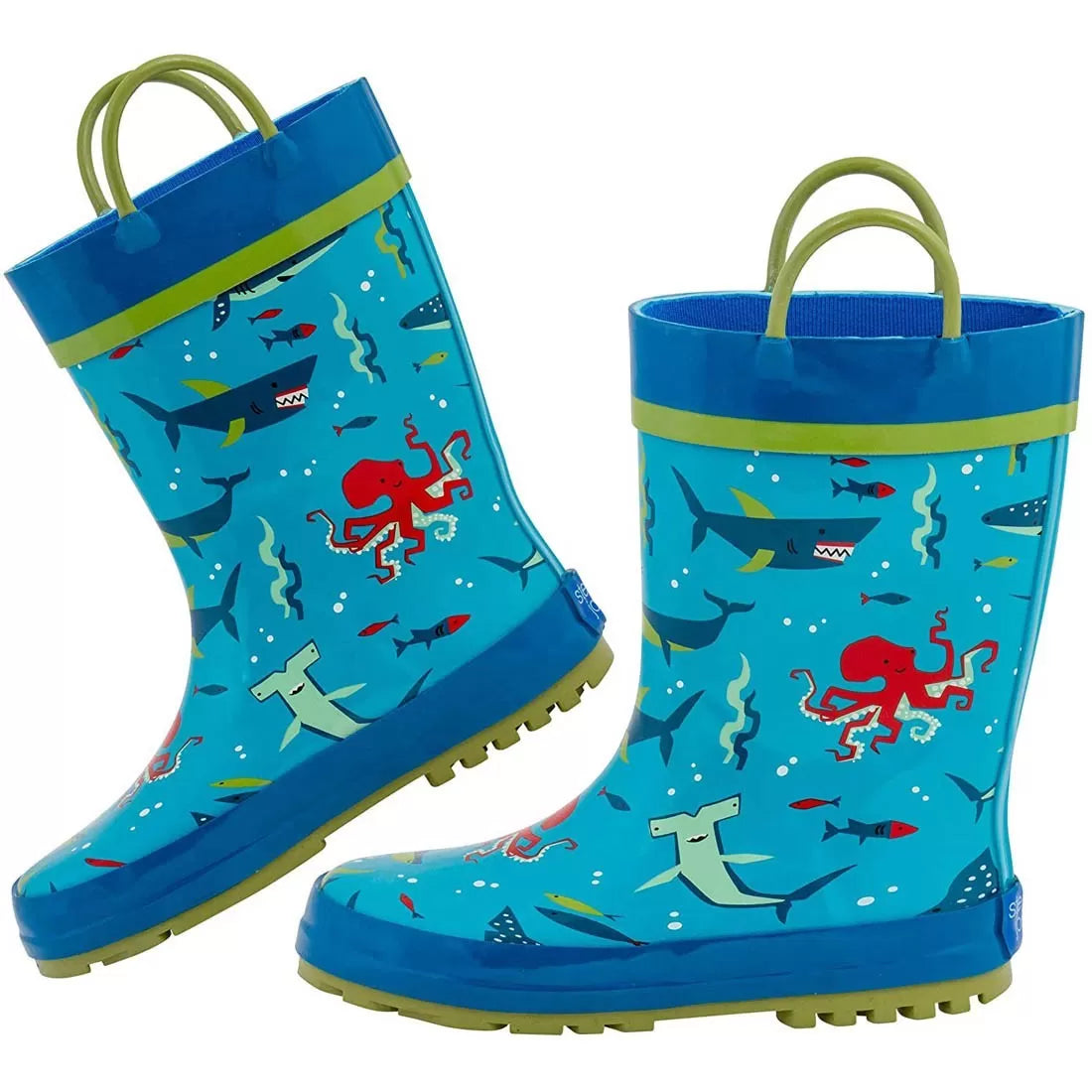 Stephen Joseph Rain Boots Shark BambiniJO