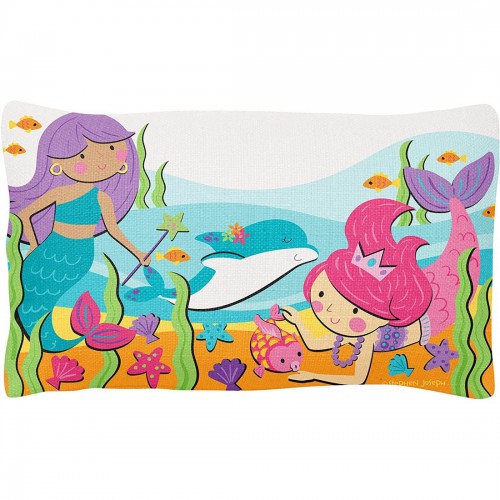 Stephen Joseph | Throw Pillow | Mermaid - BambiniJO | Buy Online | Jordan