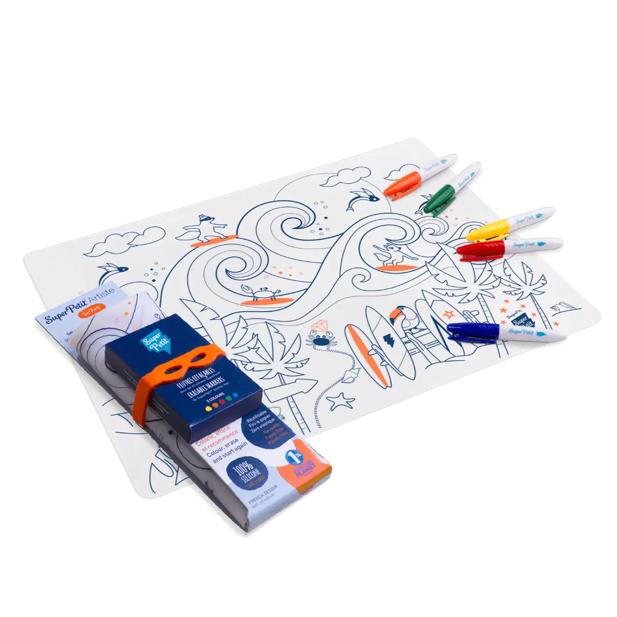 Superpetit - Silicone Placemat Surf Superpetit - Silicone Placemat Surf