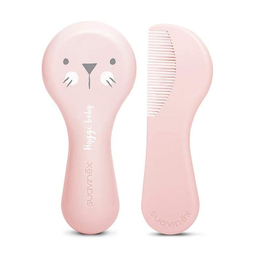 Suavinex - HYGGE Brush & Comb Set Pink - BambiniJO | Buy Online | Jordan