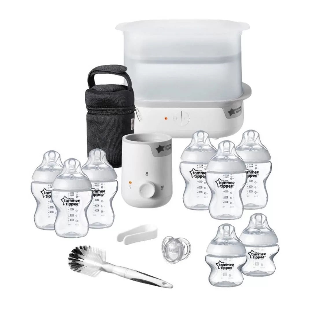 Tommee Tippee Closer to Nature Complete Feeding Set - White Tommee Tippee Closer to Nature Complete Feeding Set - White