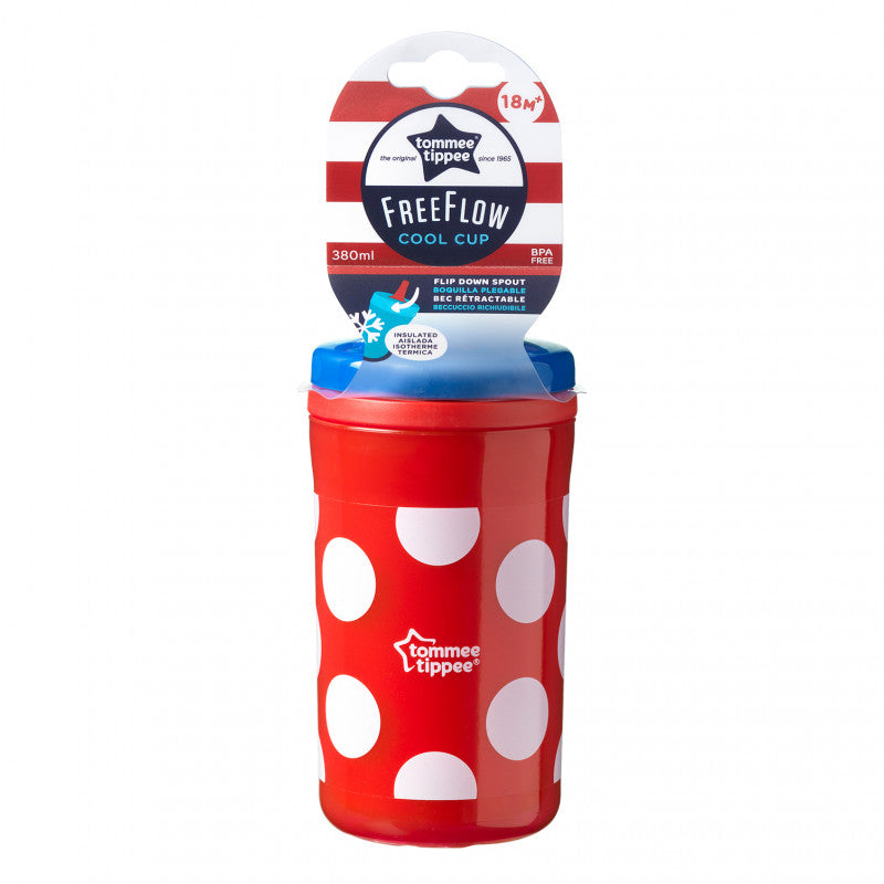 Tommee Tippee Cool cup 18m+ Red Polka - BambiniJO | Buy Online | Jordan