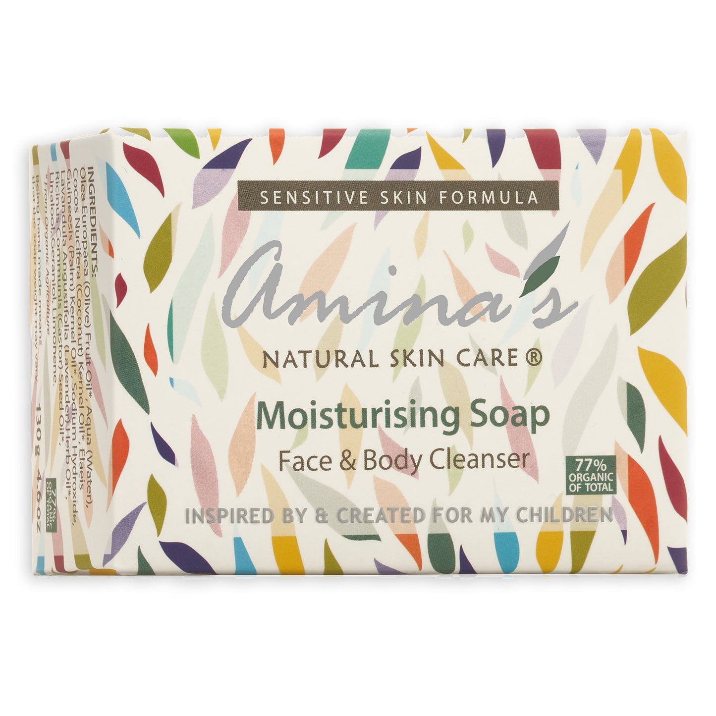 Amina's Organic Baby Moisturising Soap, Cold Process Soap, 130g - BambiniJO | Buy Online | Jordan