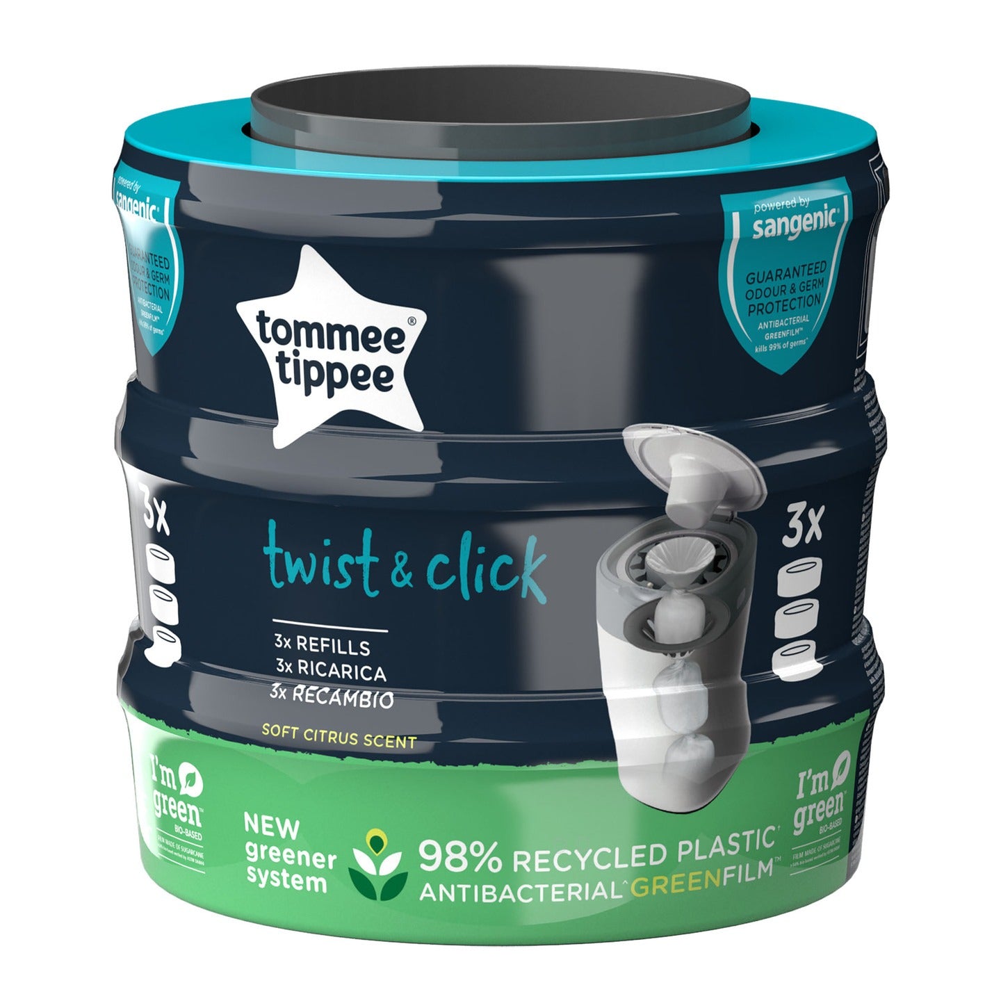 Tommee Tippee Extra Value Twist & Click Refill Cassettes Tommee Tippee Extra Value Twist & Click Refill Cassettes