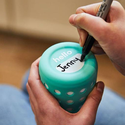 KIDS WIDE MOUTH STRAW LID & BOOT | CANARY | 355 ml - BambiniJO | Buy Online | Jordan