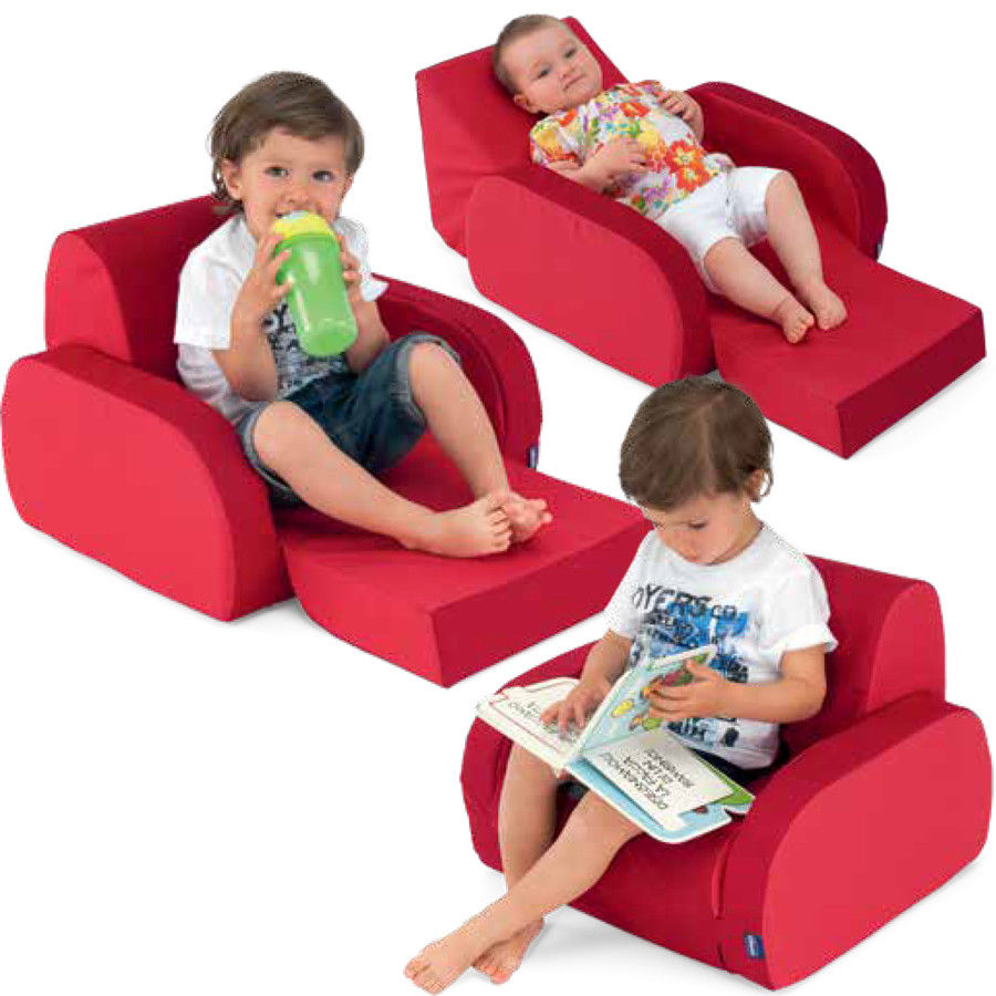 Twist Armchair (with 3 configurations) - Red - BambiniJO | Buy Online | Jordan