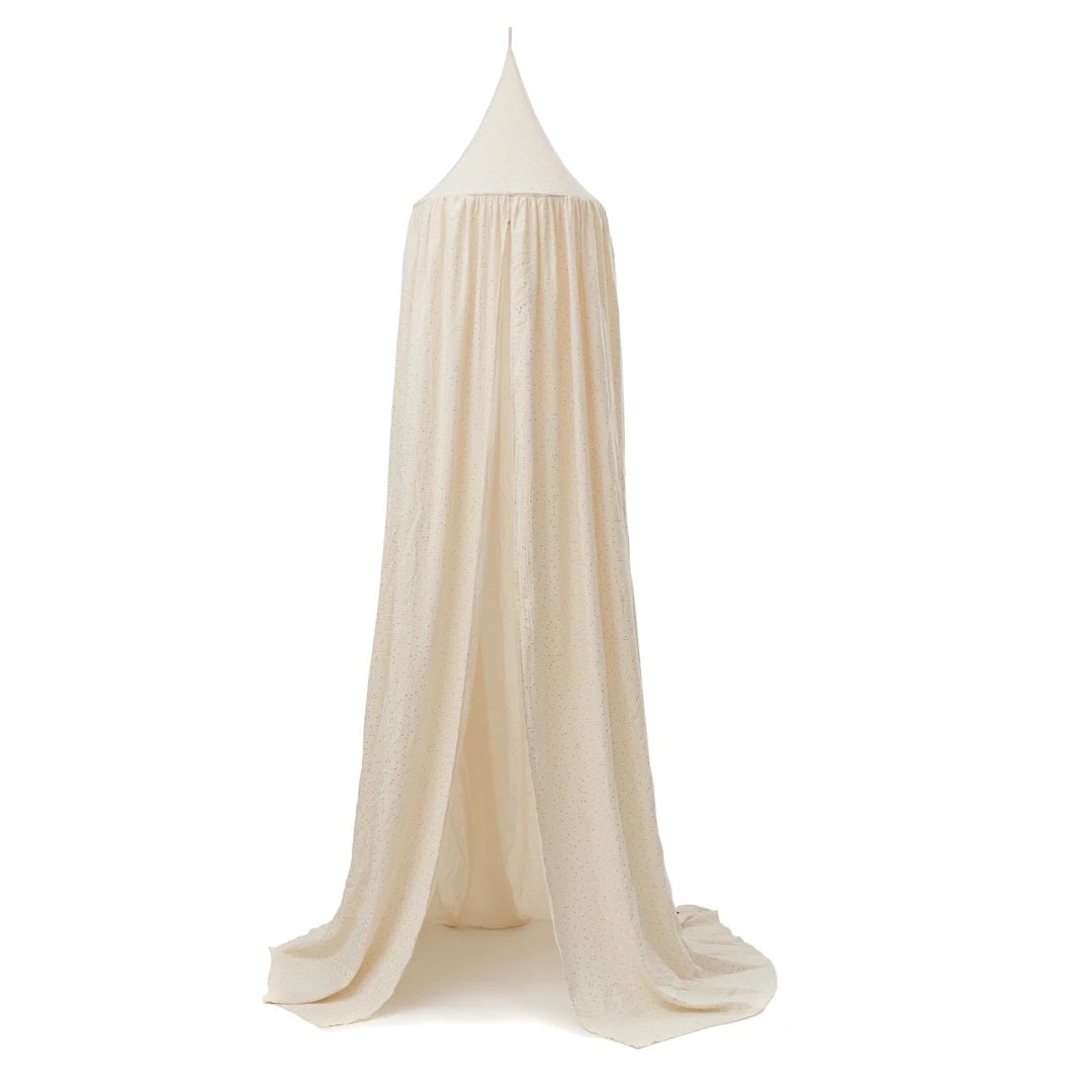 Wigiwama - Beige Canopy with Gold Dots Wigiwama - Beige Canopy with Gold Dots