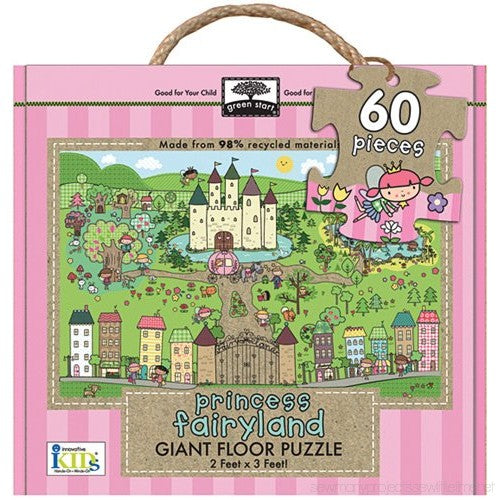 iKids - Princess fairyland Giant Floor Puzzle - 60 Piece "61x91 cm" - BambiniJO