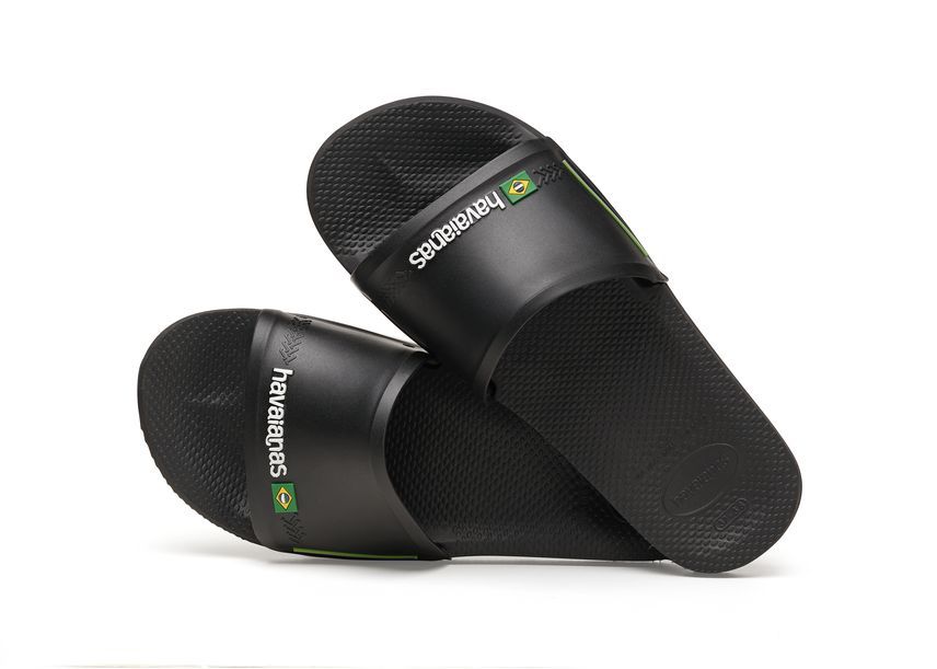 Havaianas - Slide Brasil Black Havaianas - Slide Brasil Black