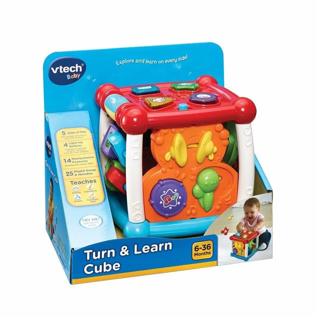 Vtech - Baby Turn and Learn Cube