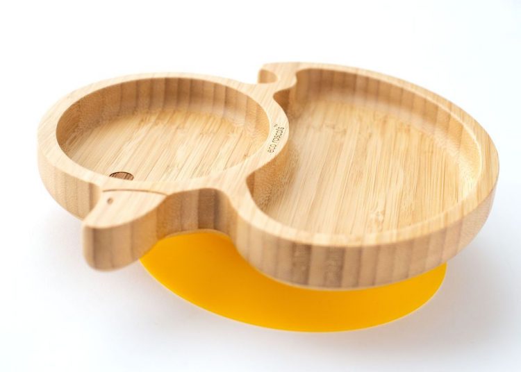 Eco Rascals - Duck Shaped Bamboo Suction Plate - BambiniJO | Buy Online | Jordan