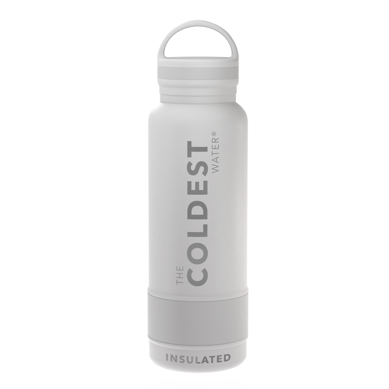 COLDEST 21 OZ Loop Lid Bottle - 621ml - White - BambiniJO | Buy Online | Jordan